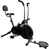 Air Bike Exercise Cycle with Back Support Seat & Twister