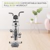 SGF Air Bike Exercise Cycle with Moving or Stationary Handle | with Back Support Seat & Twister | Adjustable Knob Resistance | Exercise Gym Cycle for Home Workout & Fitness - Image 2