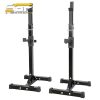 Adjustable Height, Portable, Sturdy Steel Squat Rack Barbell Stand