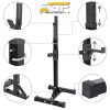 Adjustable Height, Portable, Sturdy Steel Squat Rack Barbell Stand